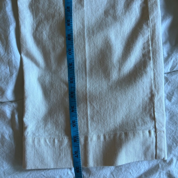 Club Monaco Off-White Wide Leg Jeans - Picture 9 of 9